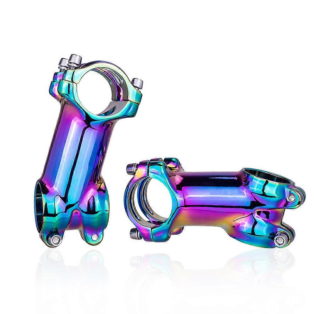 Mountain Bike Road Bike Colorful Stem Bicycle Handlebar Stem Aluminium Alloy Stem Modified Handle Stem Bike Stem 1PC ±7°/±17° 60~90MM Stem