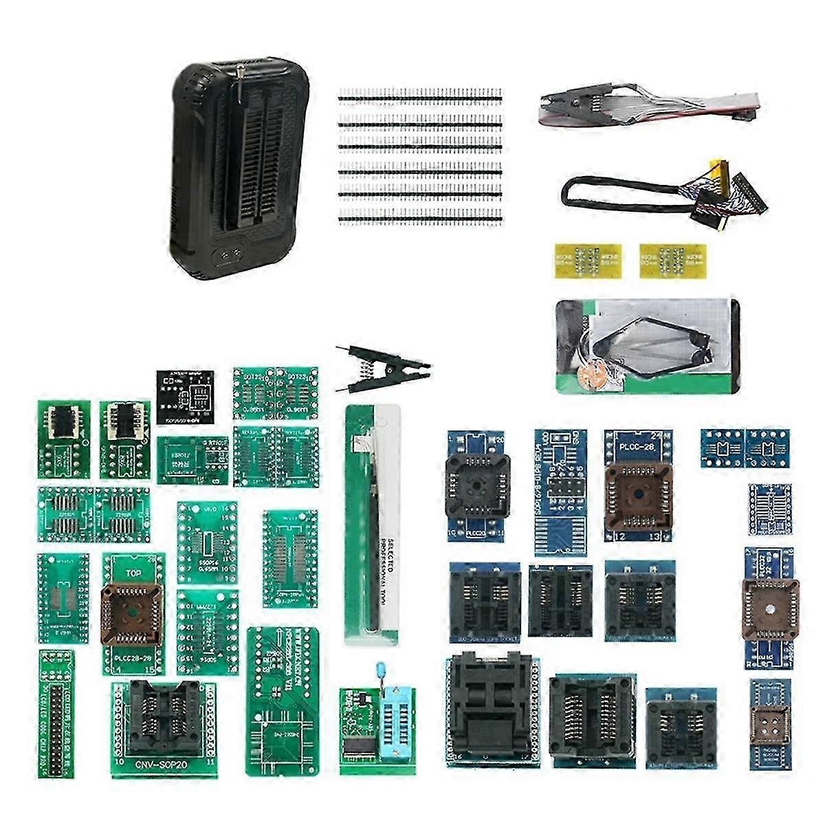 Programmateur T48 avec TL866-3G Prend en charge 31000 circuits intégrés pour SPI/NOR/NAND Flash, BIOS MCU, EEPROM, AVR, PIC et pièces de rechange des séries 39