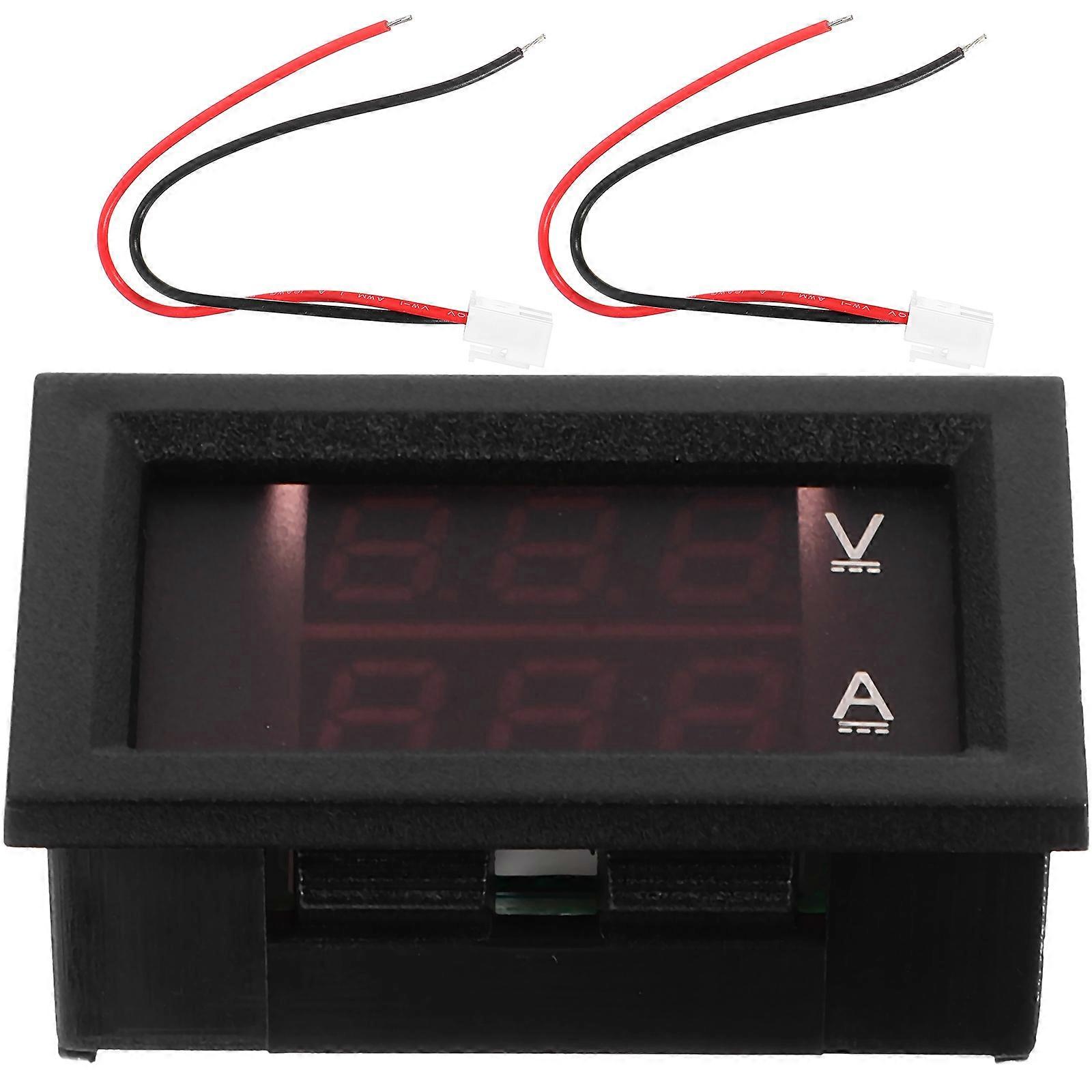 Digital Display Current Voltage Meter for Motorcycle Battery Monitoring Multi Material Function 1 Pc