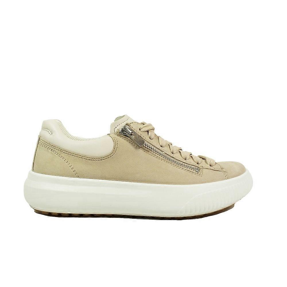 Women's Legero T4 Jump | Beige Nubuck | Womens Chunky Casual Trainers