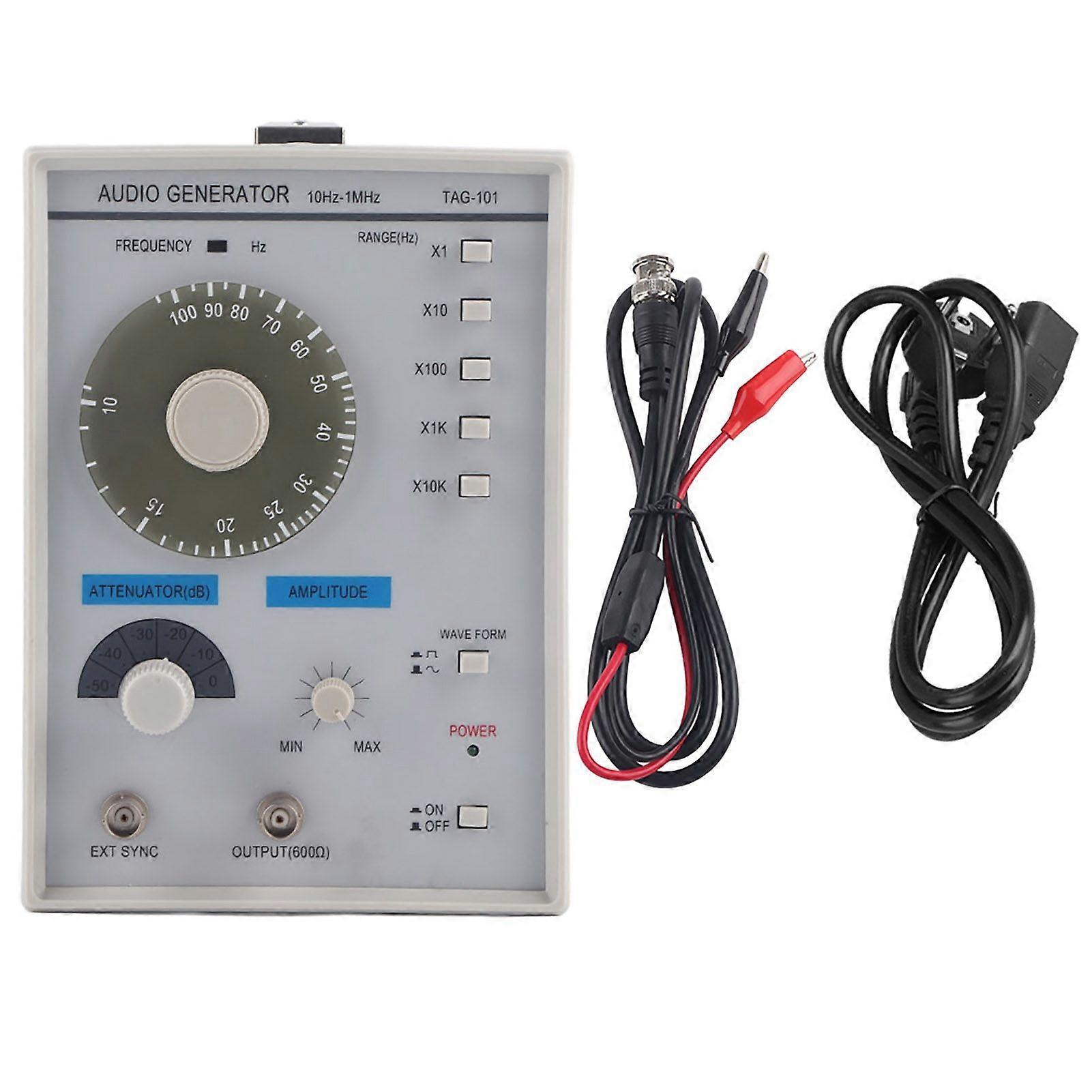 TAG101 Audio Generator 10Hz1MHz Low Frequency Signal Generator for Maintenance