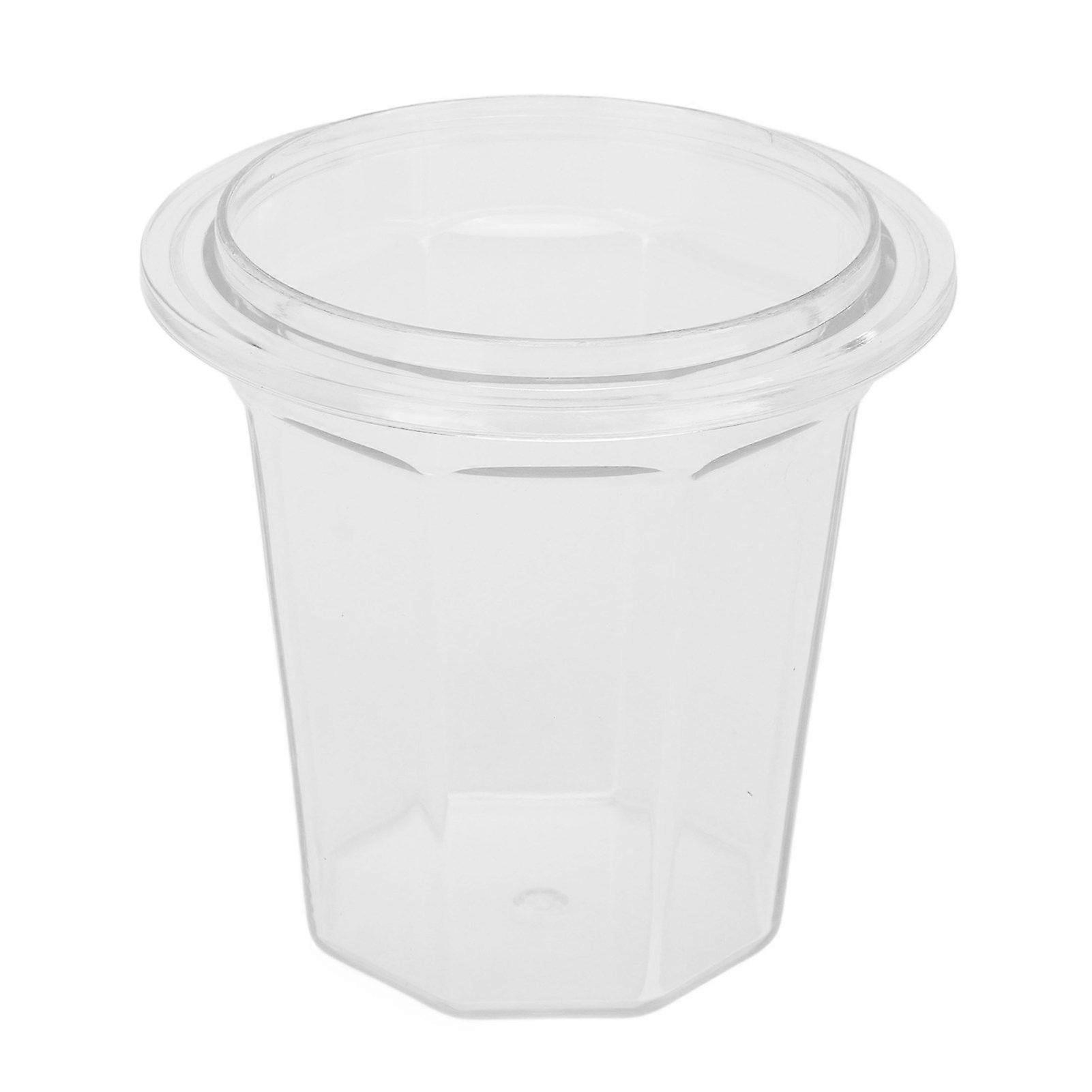 Coffee Ground Dosing Cup PC Antistatic Transparent Coffee Powder Feeder Dosing Cup for Portafilter Basket 58mm/2.3in 140ml