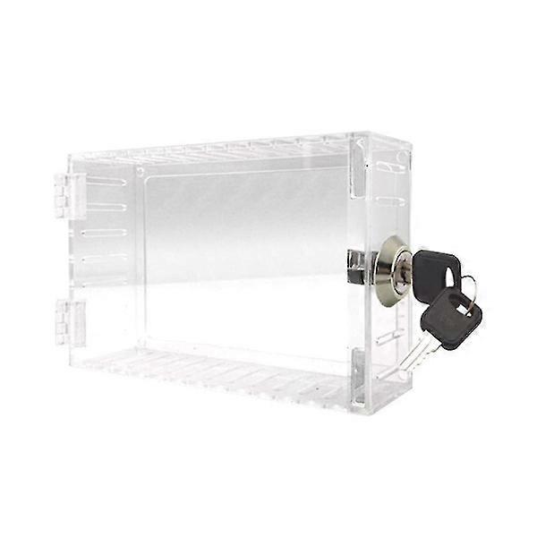 Universal Thermostat Lock Box with Key Thermostat Guard Compatible Thermostat On Wall Fits Thermostats 7x4