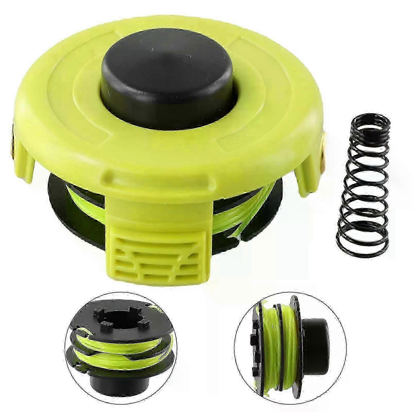 1set Trimmer Spool Line And Cover Spring Set Fit For  RAC118 Trimme...