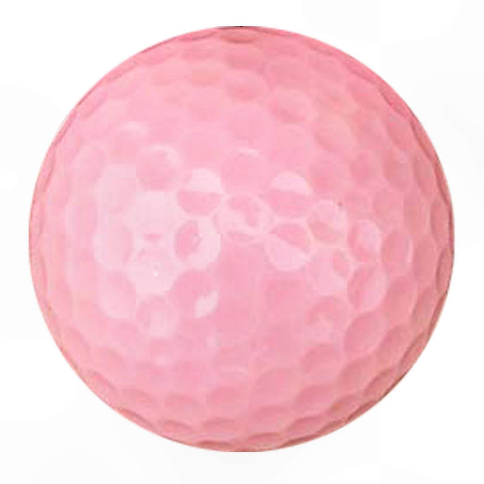 Two-Layer Golf Ball with Multicolor Design, Durable and Lightweight Golf Accessories for Enthusiasts
