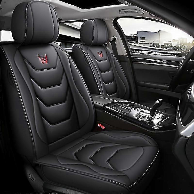 Housse de siège d’auto 5 places, ensemble étanche SUV coussin de siège d’auto, housse de siège d’auto en PU, ensemble de housse de siège d’auto