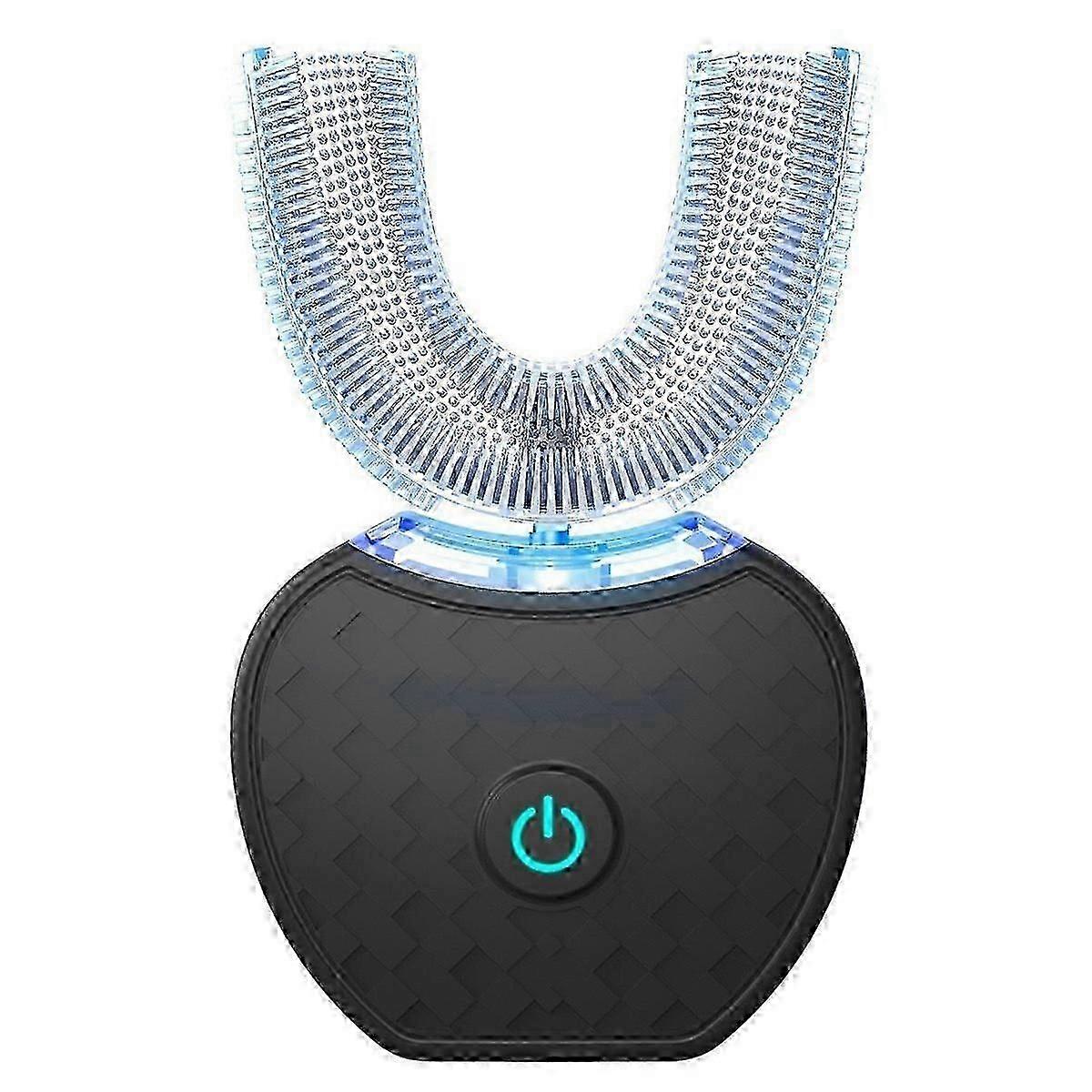 Brosse à dents électrique à ultrasons, brosse à dents automatique en forme de U bouche complète 360 nettoyage des dents