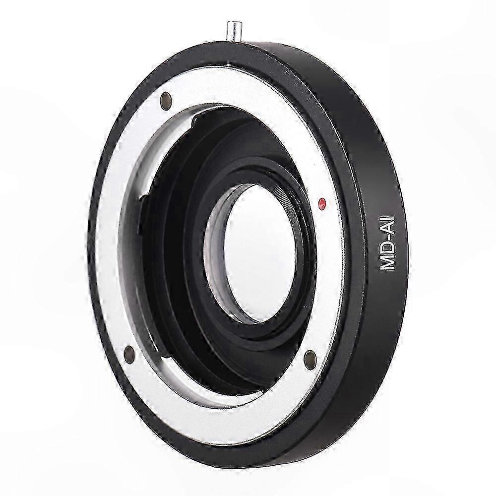Lens Adapter Ring for Minolta MD MC to AI F Mount with Optical Correction for DSLR Cameras Such as D3200 D5200 D7000 D7200 D800 and D7 Series