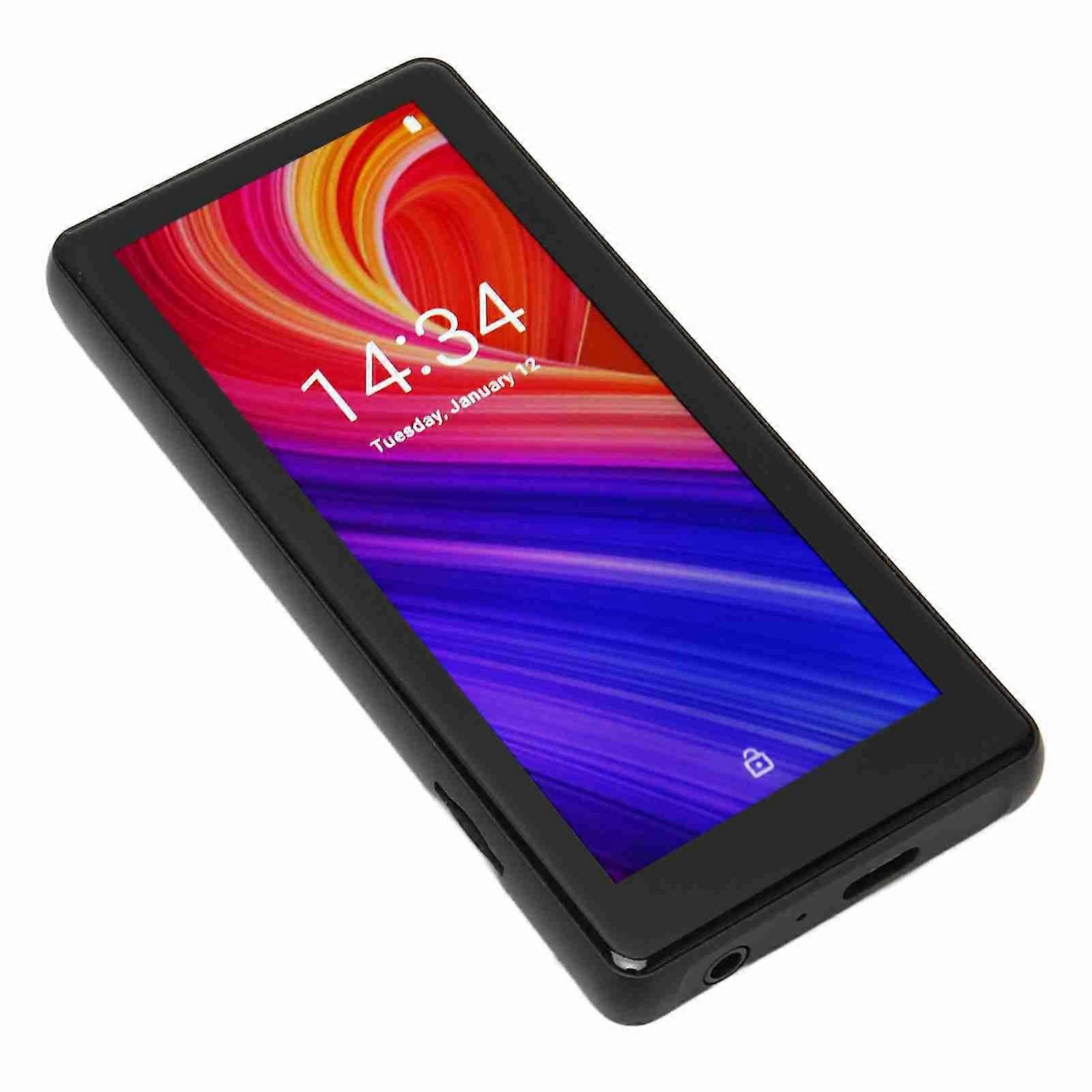 MP3 Player 4.0" Touch Screen 16+32GB Bluetooth WiFi Black