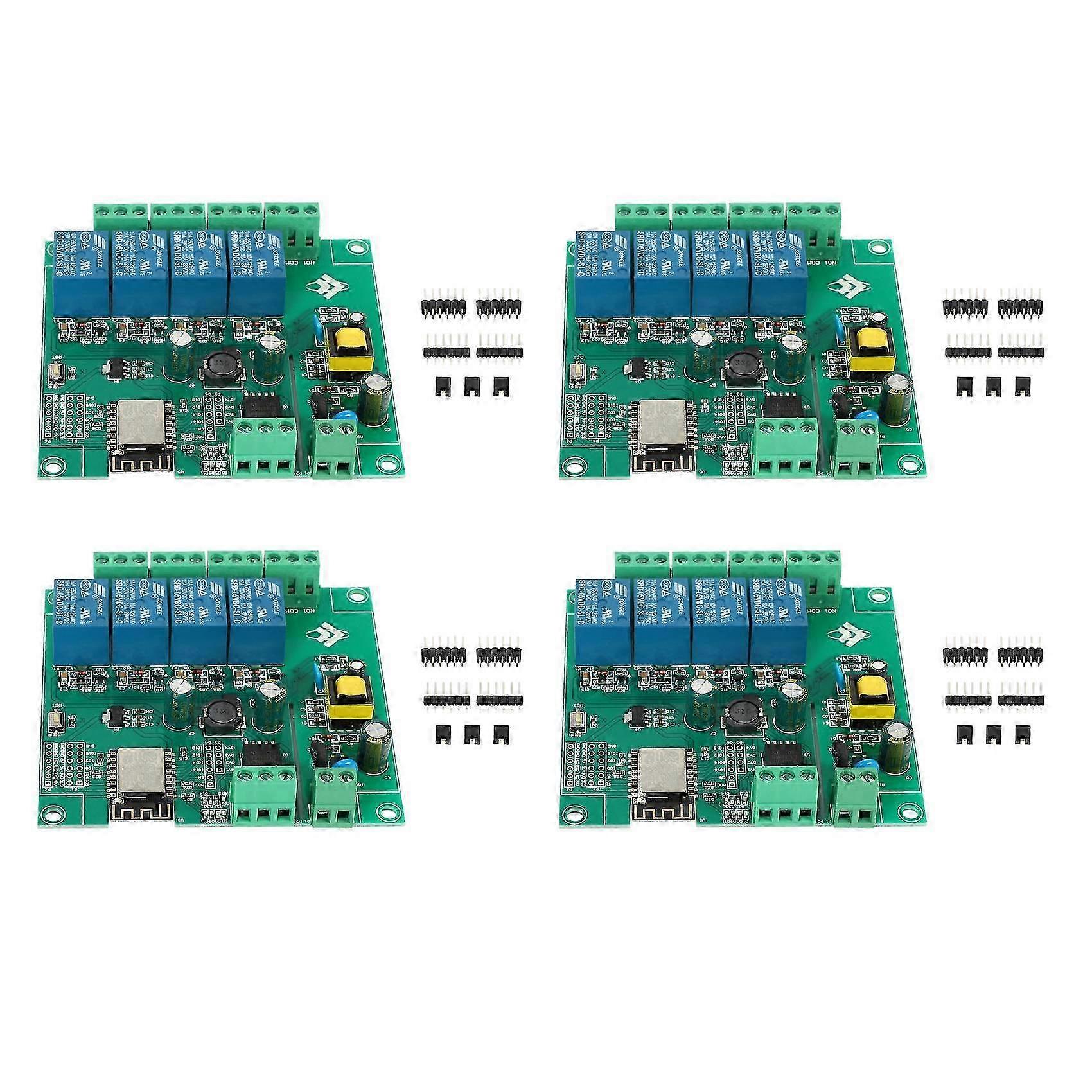 Entwicklungsboard für 4-Kanal-Relaismodule mit ESP8266 Wireless WIFI-Technologie