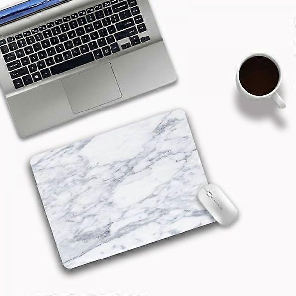Ultra Thin Medium Thickness Gaming Mouse Pad (250*300*2mm surface, durable polycarbonate surface, silicone+fabric) White