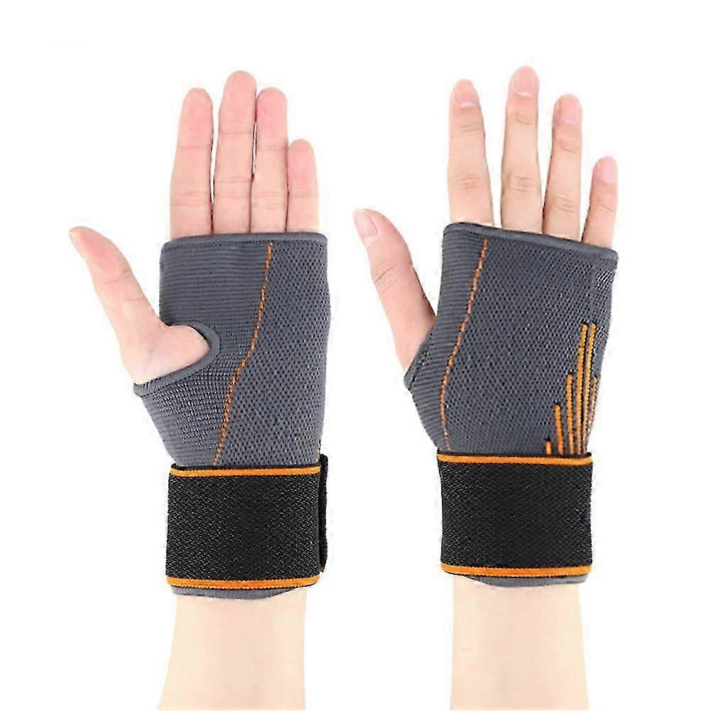 Adjustable wrist support for fitness with breathable wrap band