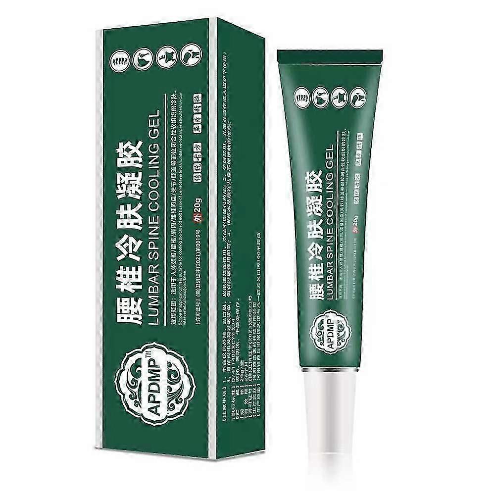 Lumbar Type Cold Compress Gel, Cooling Gel for Muscles and Joint Pain Relief, Lumbar Cold Compress Gel for Lumbar Spine