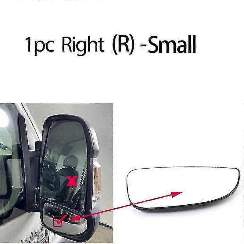 Left & Right Side Mirror Glass Rear View Rearview Exterior Wide Angle for Fiat Ducato 2021-2023 for Ram ProMaster 2014-231pc Right- Small SZRH A-S