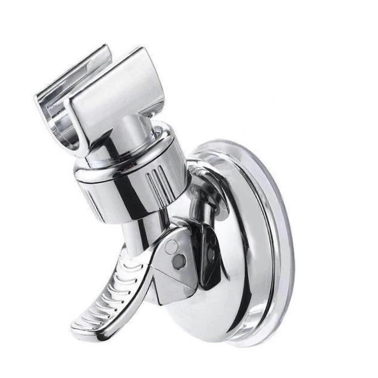 Shower Bracket Adjustable Rotatable Self-Adhesive Shower Head Holder for Easy Bathroom Installation and Custom Positioning