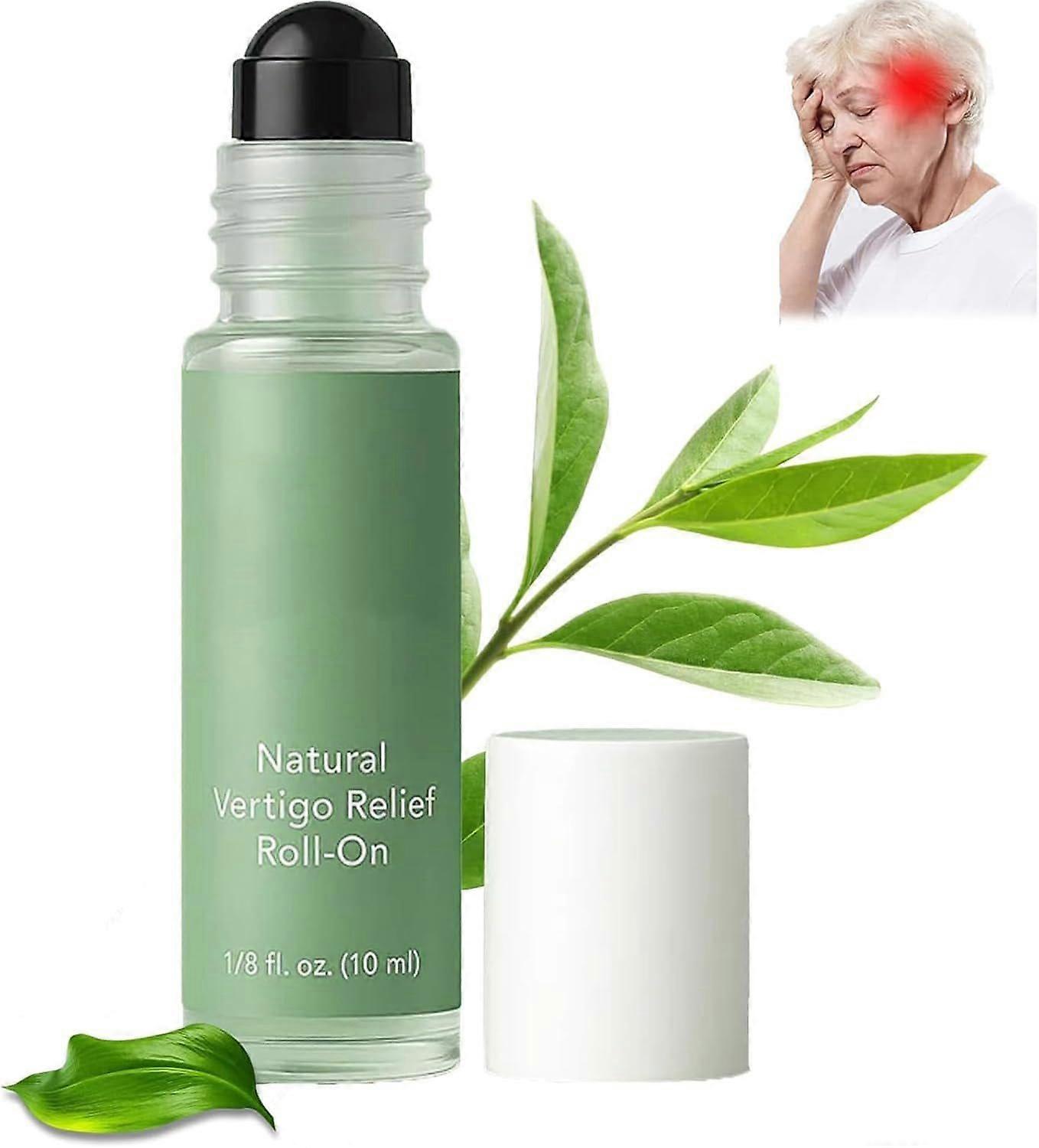 Roll-On Anti-Vertiges, Rouleau Soulagement Vertigo 10ml, Huile Essentielle Naturelle & Action Rapide pour le Soutien Vertiges et Vertiges, Aide Rapide Pour Les Nausées & L’Immatériel Corporel