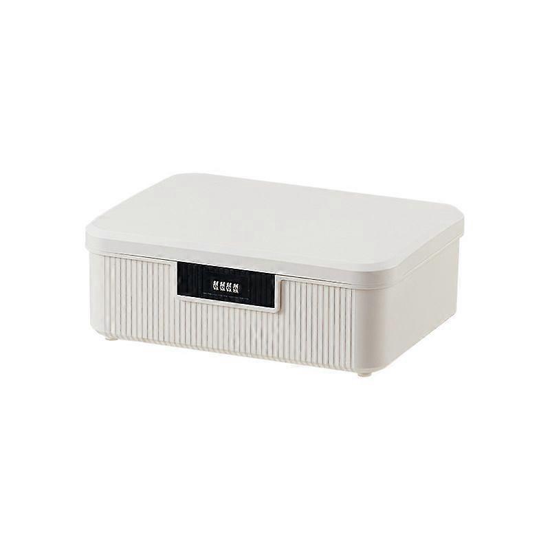 Lockable Storage Container: 16L Portable Lock Box With Password Lock - Multi-Functional Storage Container For Money Jewelry And Personal Items