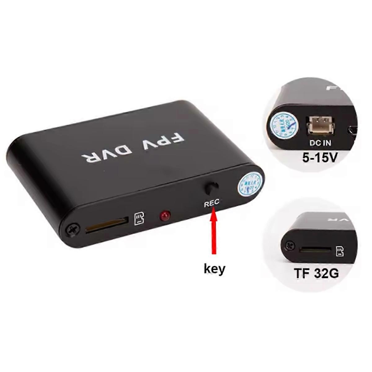 Mini DVR Micro-AV HD FPV DVR AV Recorder 1280x720 CCTV Mini Video Recorder ANALOG Camera -SD DVR