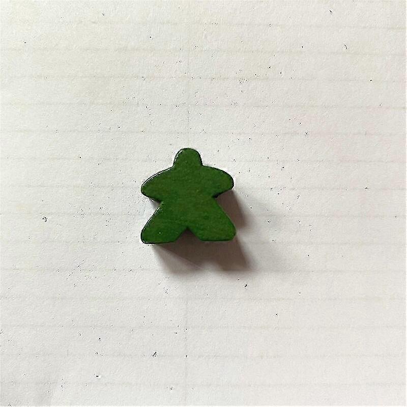 2025 100pcs Wooden Meeples 16mm Extra Board Game Bits Pawns Pieces Bulk Replacement Tabletop Gaming Components Humanoid Chess Pieces Shry