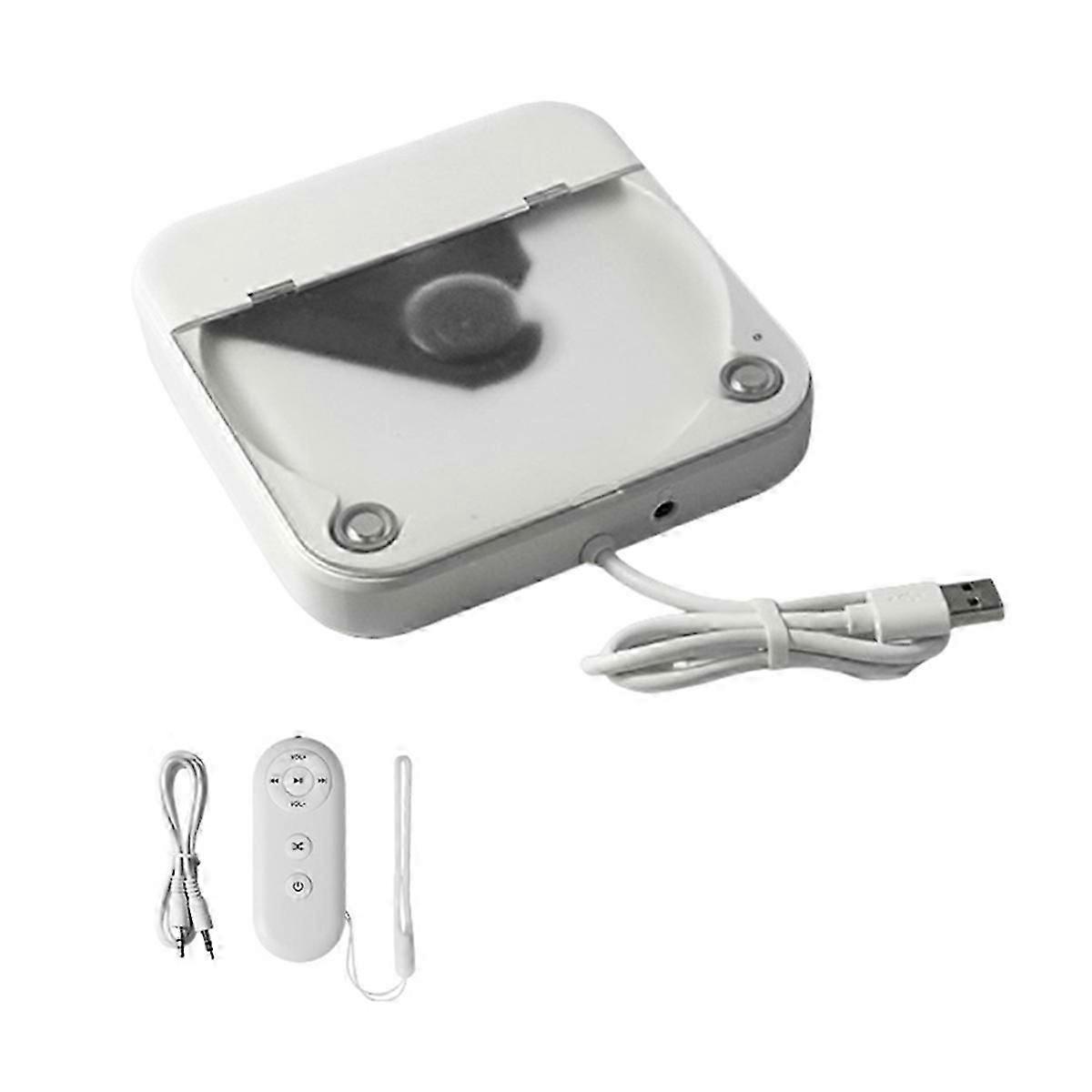 External Universal CD Player for Car - Portable CD Player with AUX Cable, Plugs Into Car USB Port, L