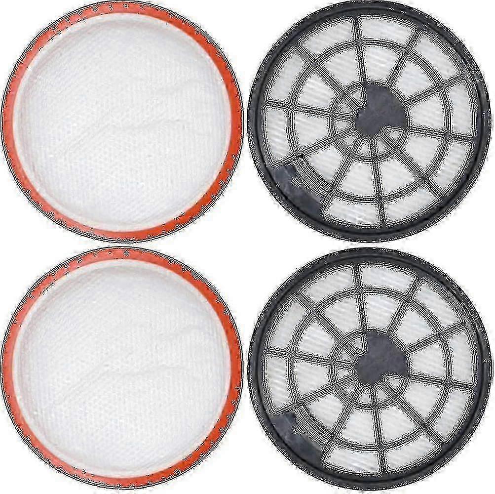 4-teiliges Filterset für Dirt Devil Dd2650-1, Dd2651-0, Dd2651-1, Dd2720 2620001, 2620002, 2 x Motorschutzfilter + 2 x Abluftfilter[HhhhS]