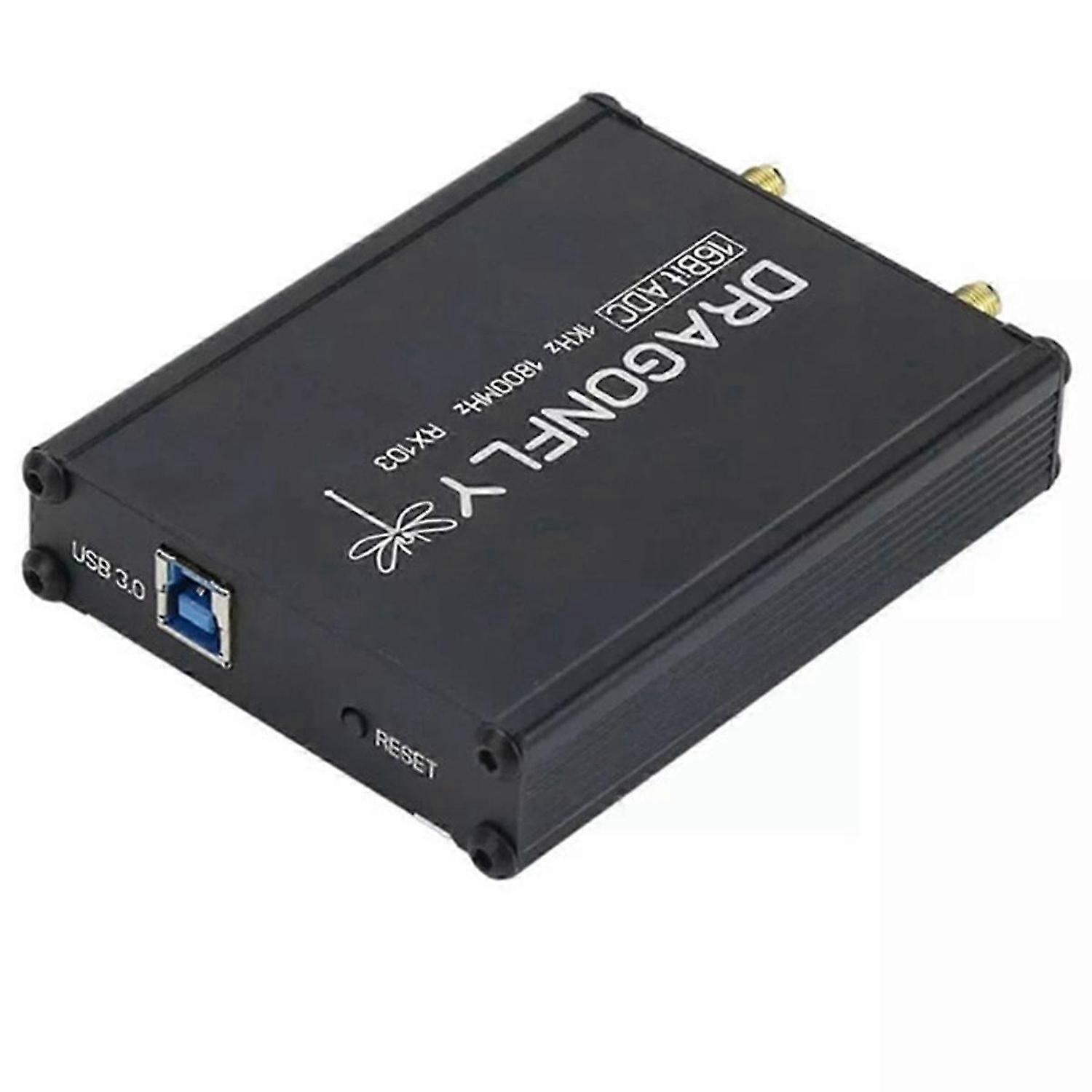 Récepteur radio SDR RX103 pour logiciel, 16 bits, ADC, 1 kHz - 1 800 MHz, ondes courtes large bande, USB