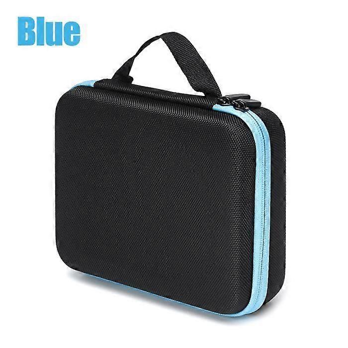 30 Slots Essential Oil Bottle Storage Organizer Box Bag Case 10ML Blue