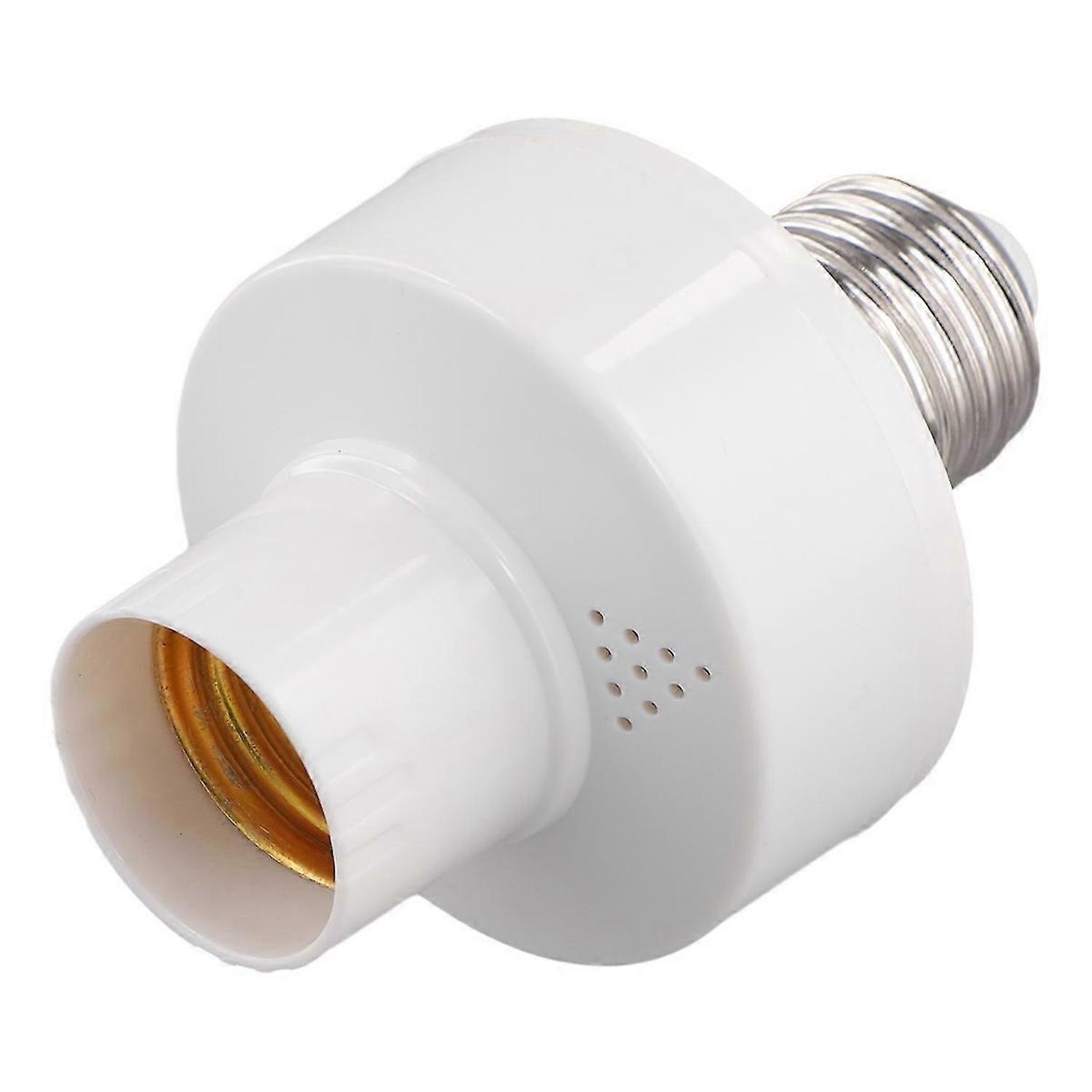 E27 Socket Smart Voice Light Bulbs Adapter E27 Led Lamp Holder Base No Networking Required Intelligent Voice Lamp Heads
