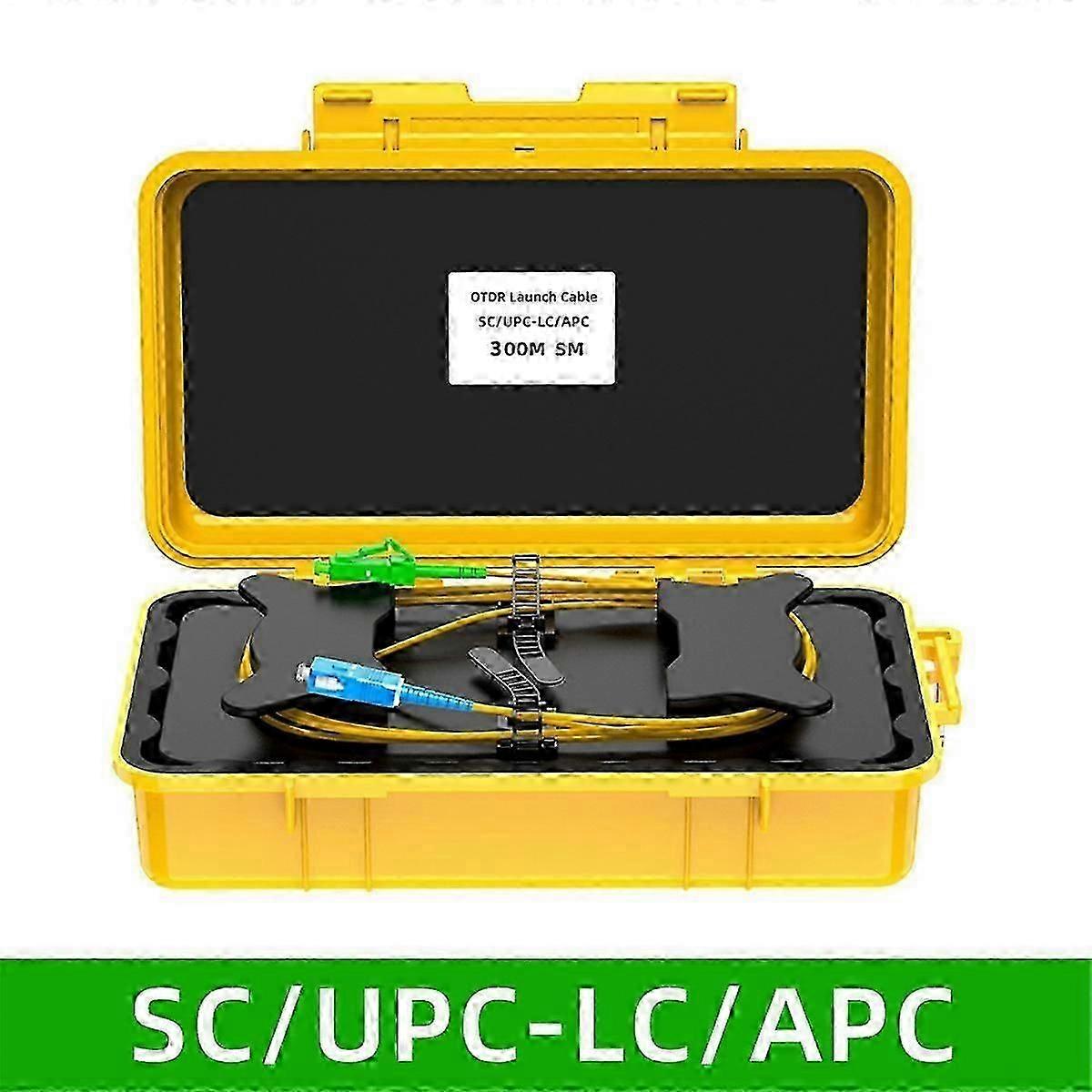 Fiber Optic OTDR Launch Cable Box 300M SC/UPC-LC/