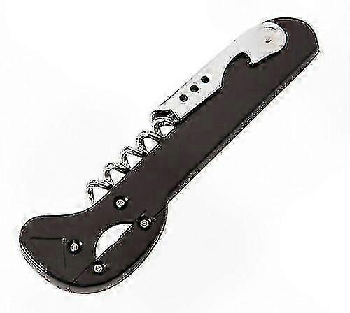 Wine Accessory Set with Bottle Opener, Foil Cutter, and Corkscrew Tool for Waiters