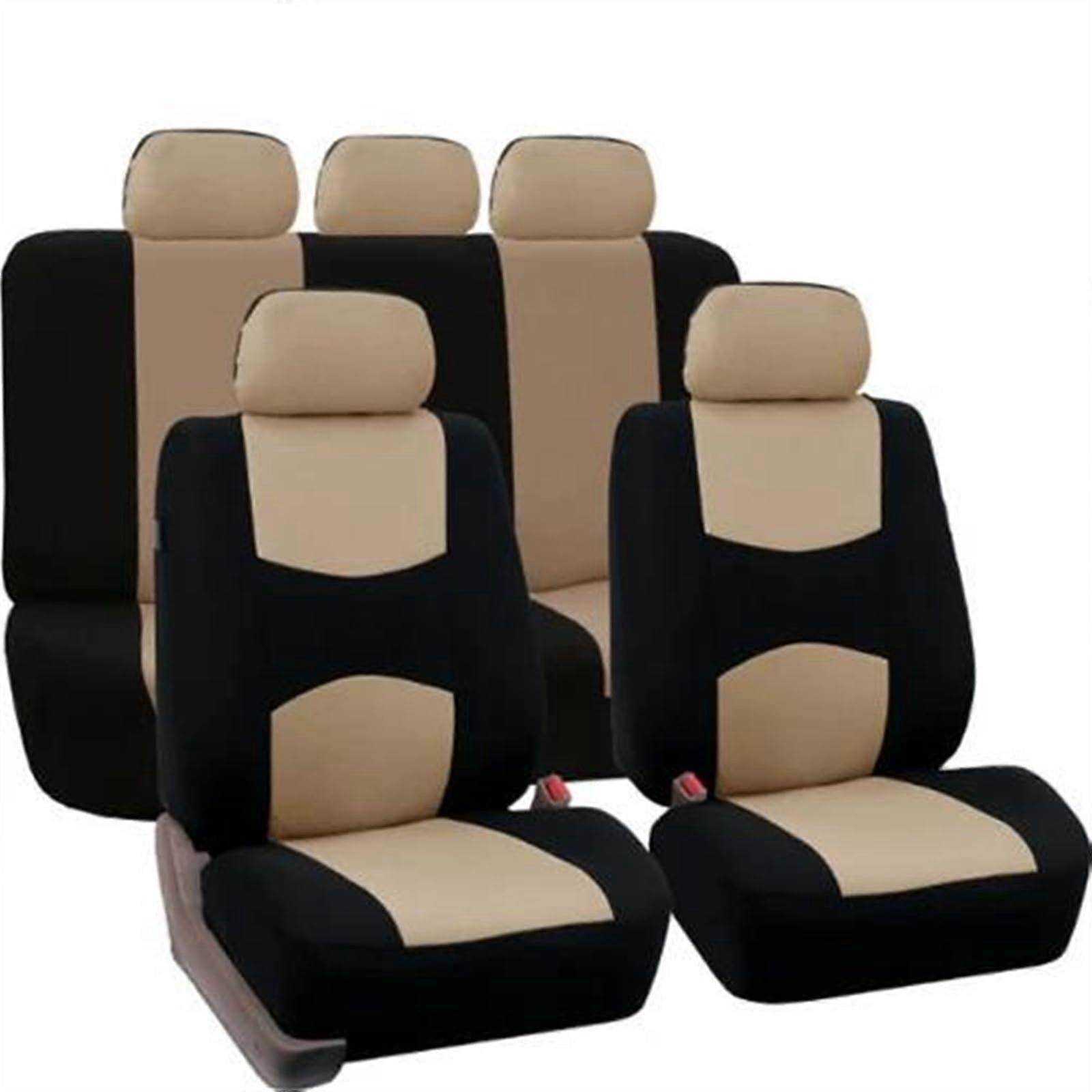 Cushions 5 Seater Car Seat Cover For Peugeot Beige Fits 106 2008 205 206 207 208 3008 301 306 307 308