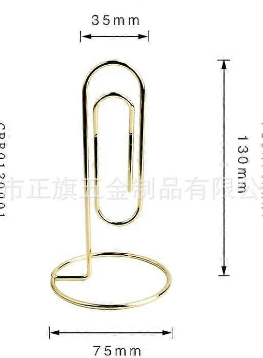 2pcs Metal Desk Paper Clip For Office Table Place Card Stand Memo Clip Holders Multi-Purpose Document Stand For Photos Business Card Message