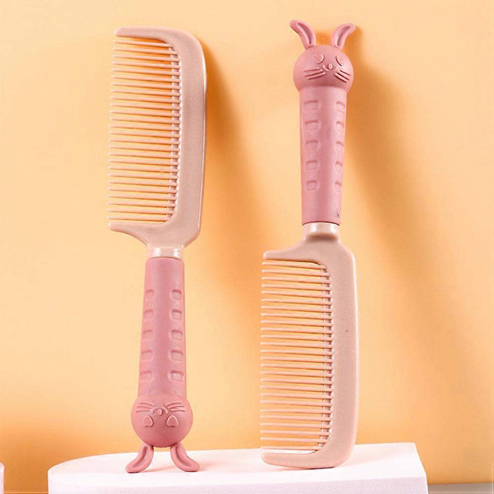 Comb Hair Combs for Hair Combing 6Pcs Cartoon Style Plastic Combs