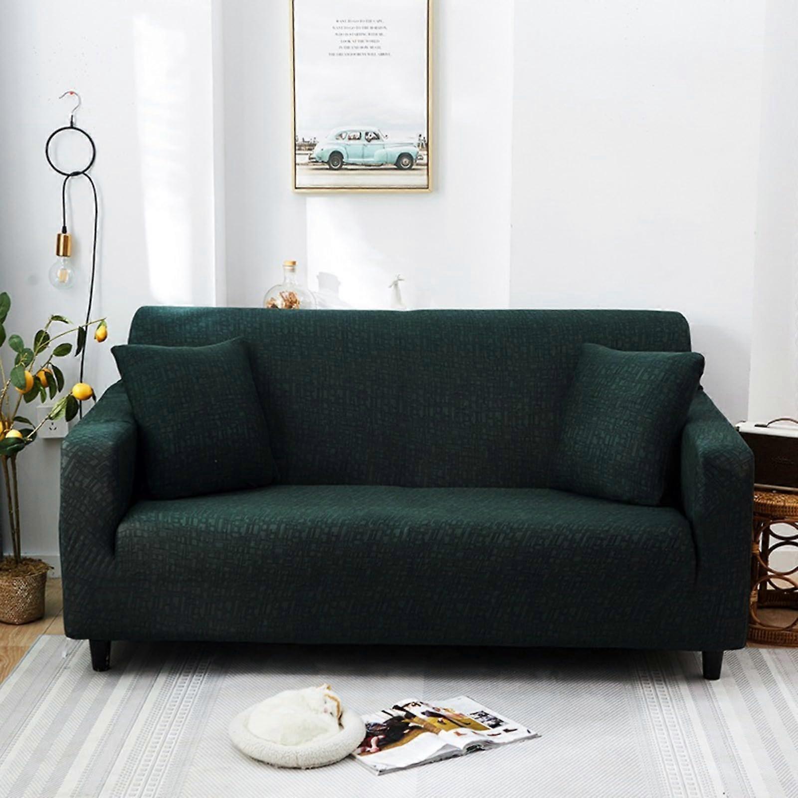 Stripe Sofa Cover Stretch Couch Slipcover For 2 Seater Loveseat Patterned Durable Washable