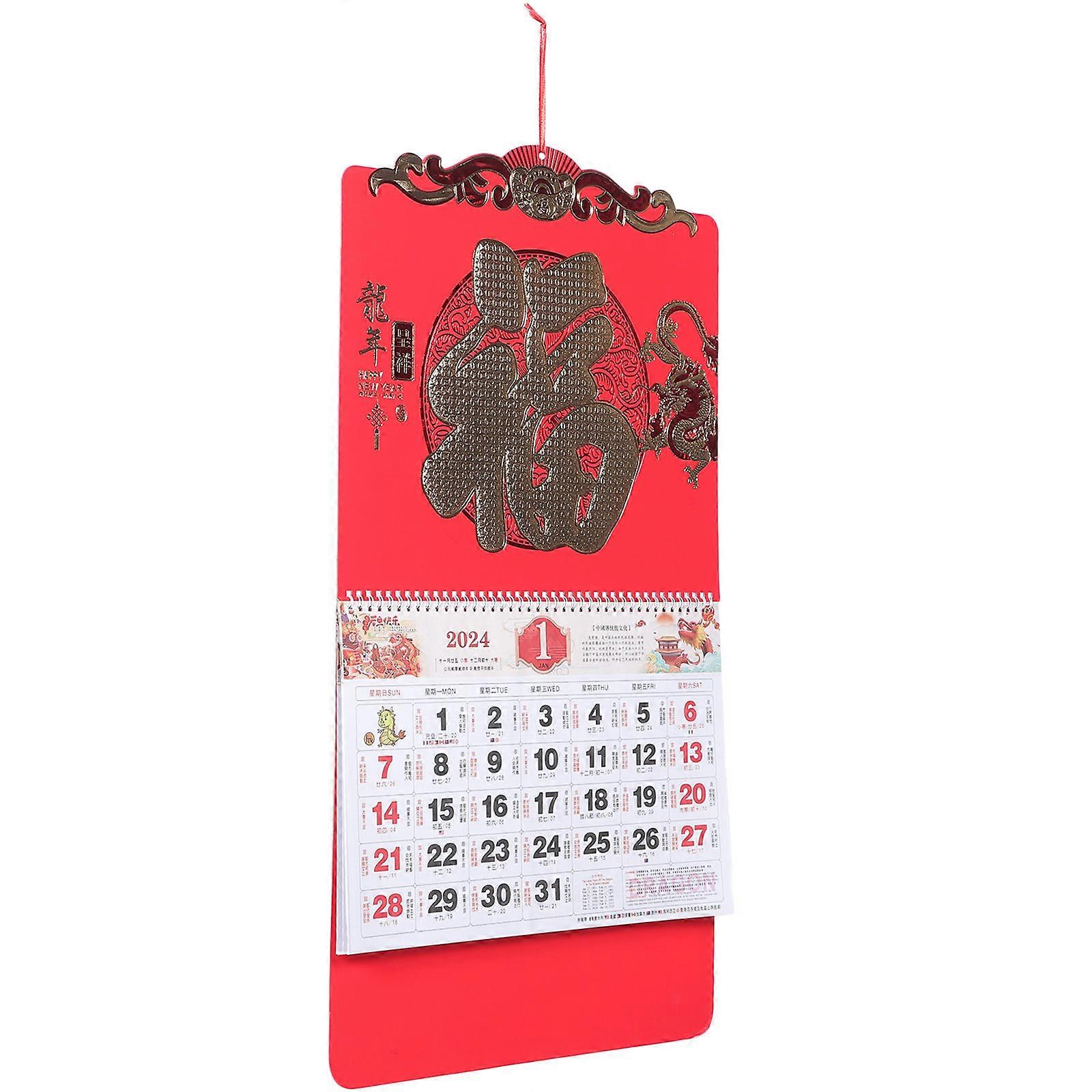 Monthly Calendar Household Hanging Daily Calendar for Home Use