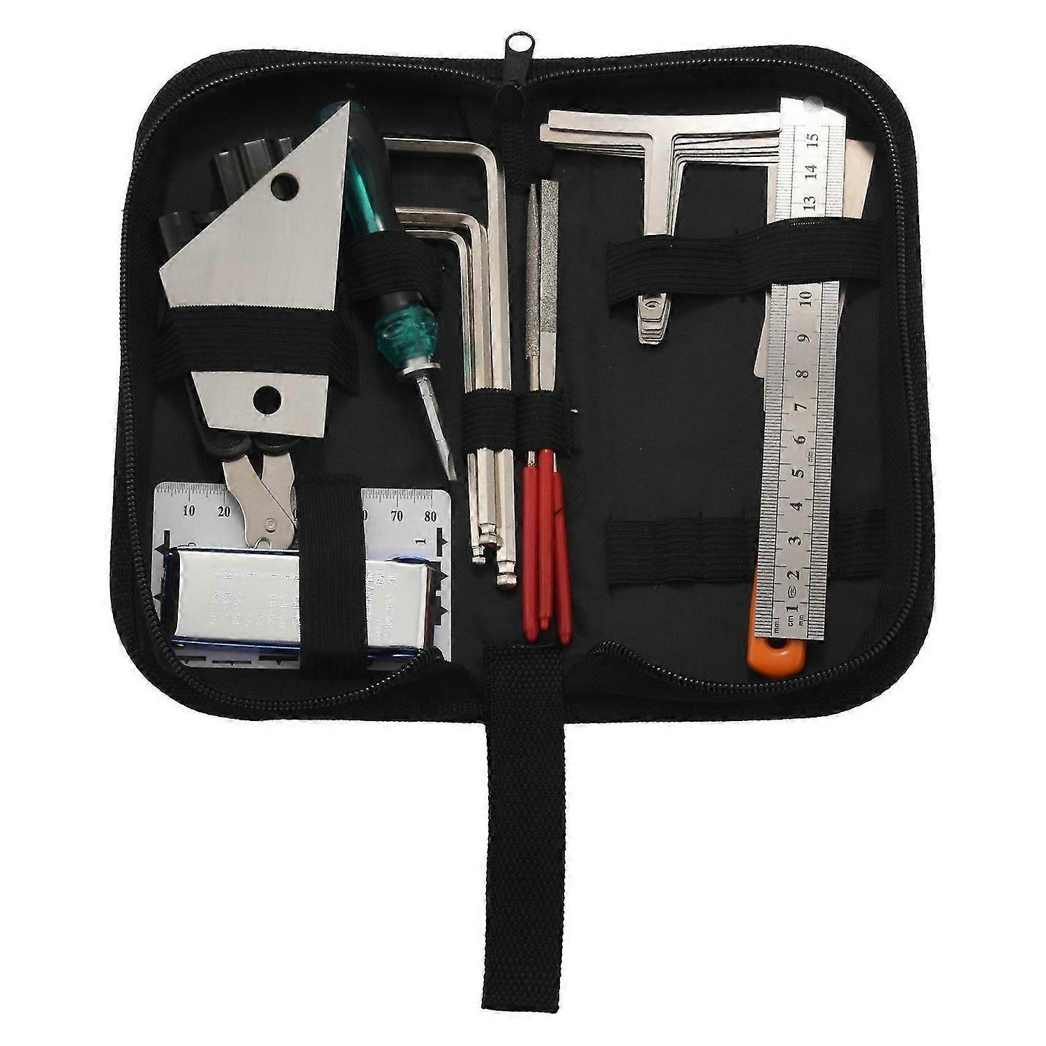Guitar Tool Kit Repairing Maintenance Tools String Organizer String Action Ruler Gauge Measuring Too