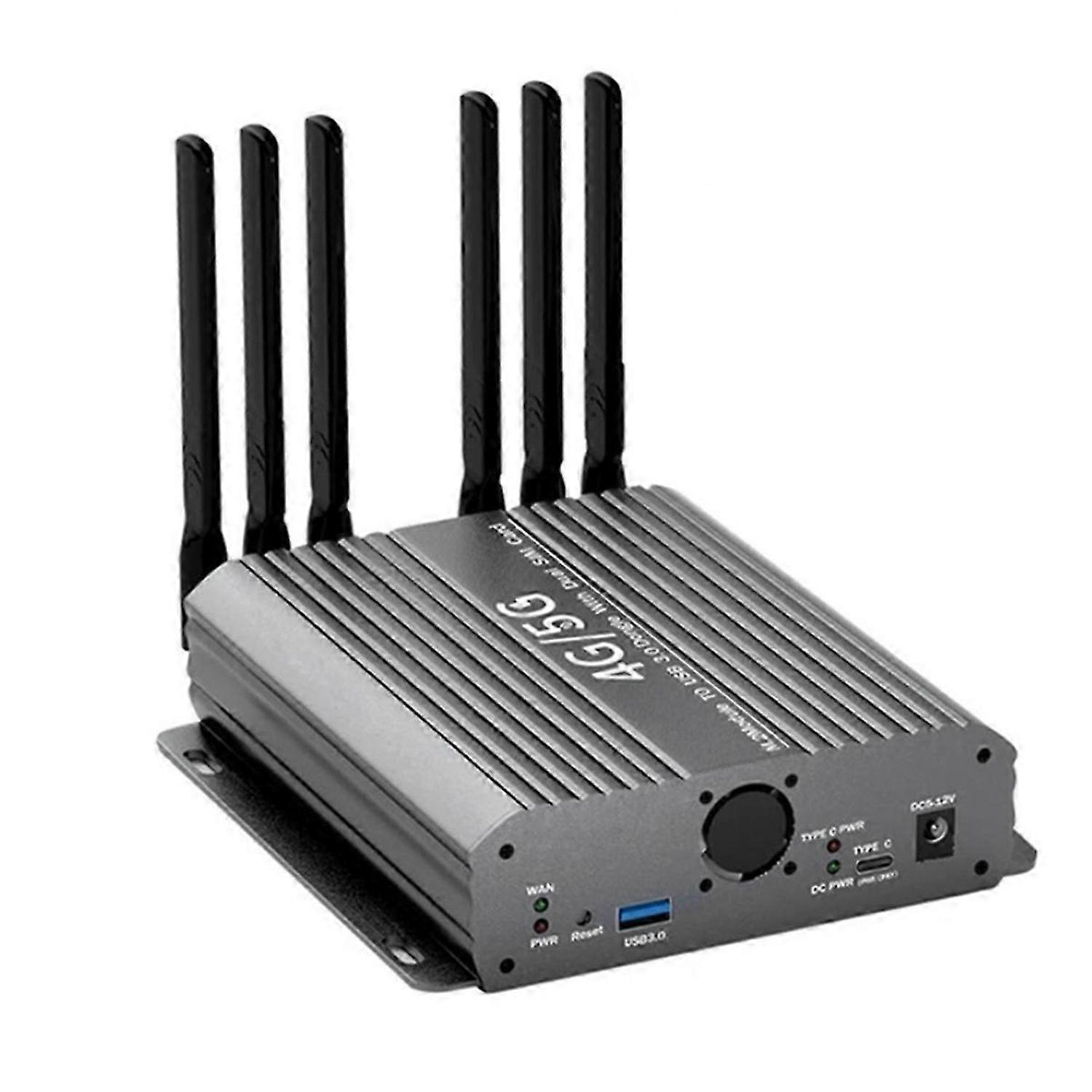 NGFF M.2 to USB 3.0 Adapter Wireless Card Riser Dual Cooling Fans SIM Card Slot for SIM/Micro-SIM/Na