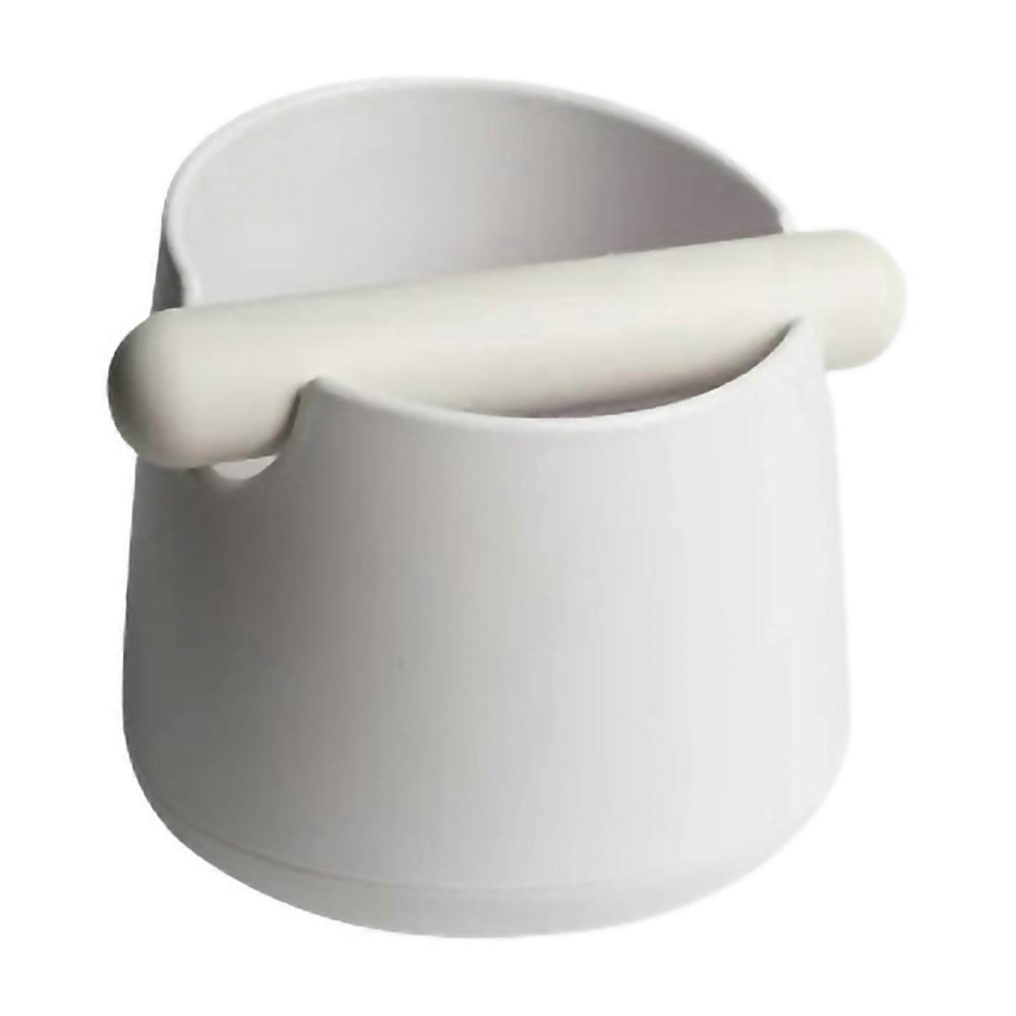 For Espresso Grounds Container Waste Coffee Grounds Dump Bin White