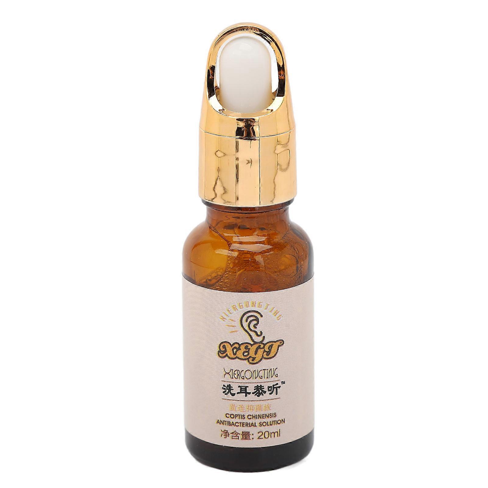 Solution auriculaire apaisante, gouttes auriculaires portables, naturelles et biologiques, Coptis, 20 ml, pour les acouphènes