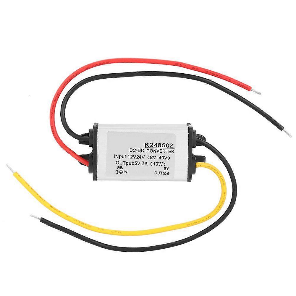 12V/24V to 5V 2A DC-DC Step-Down Converter Power Supply Module