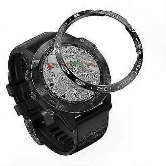 Infattning i rostfritt stål för Garmin Fenix 6-serien - Reservdel av typ B