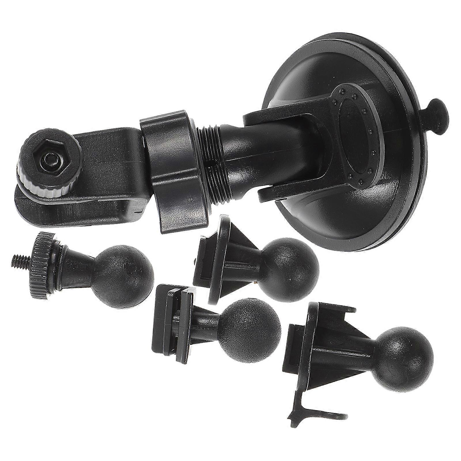 Dash Cam Suction Cup Mount Holder for Vehicle Camera 5Sets Black