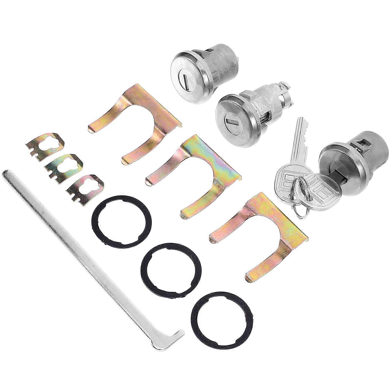 Vehicle Security Lock Cylinder Set 4 Sets For Door And Trunk Locking Solution Designed For Car Owners