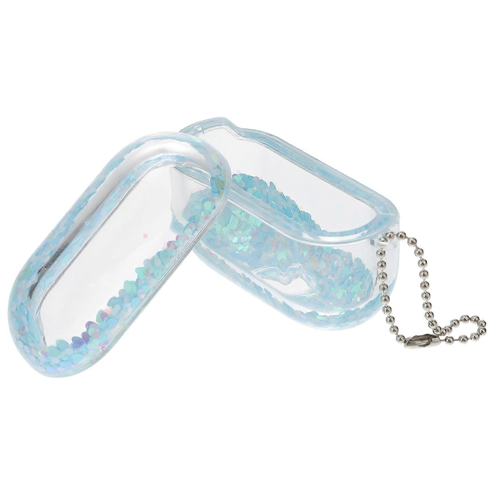 Wireless Earbuds Case Protector for Earphone Storage Case Pink Quicksand Resistant 1Set