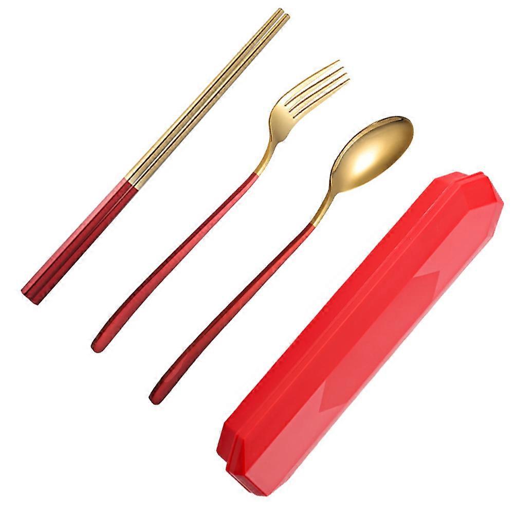 Travel Tableware Stainless Steel Flatware Set for Convenient Use 3Sets
