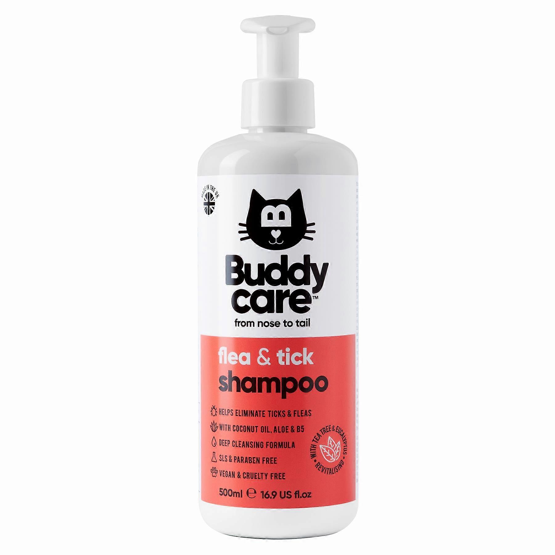 Buddycare - Cat Shampoo - Flea & Tick - 500ml
