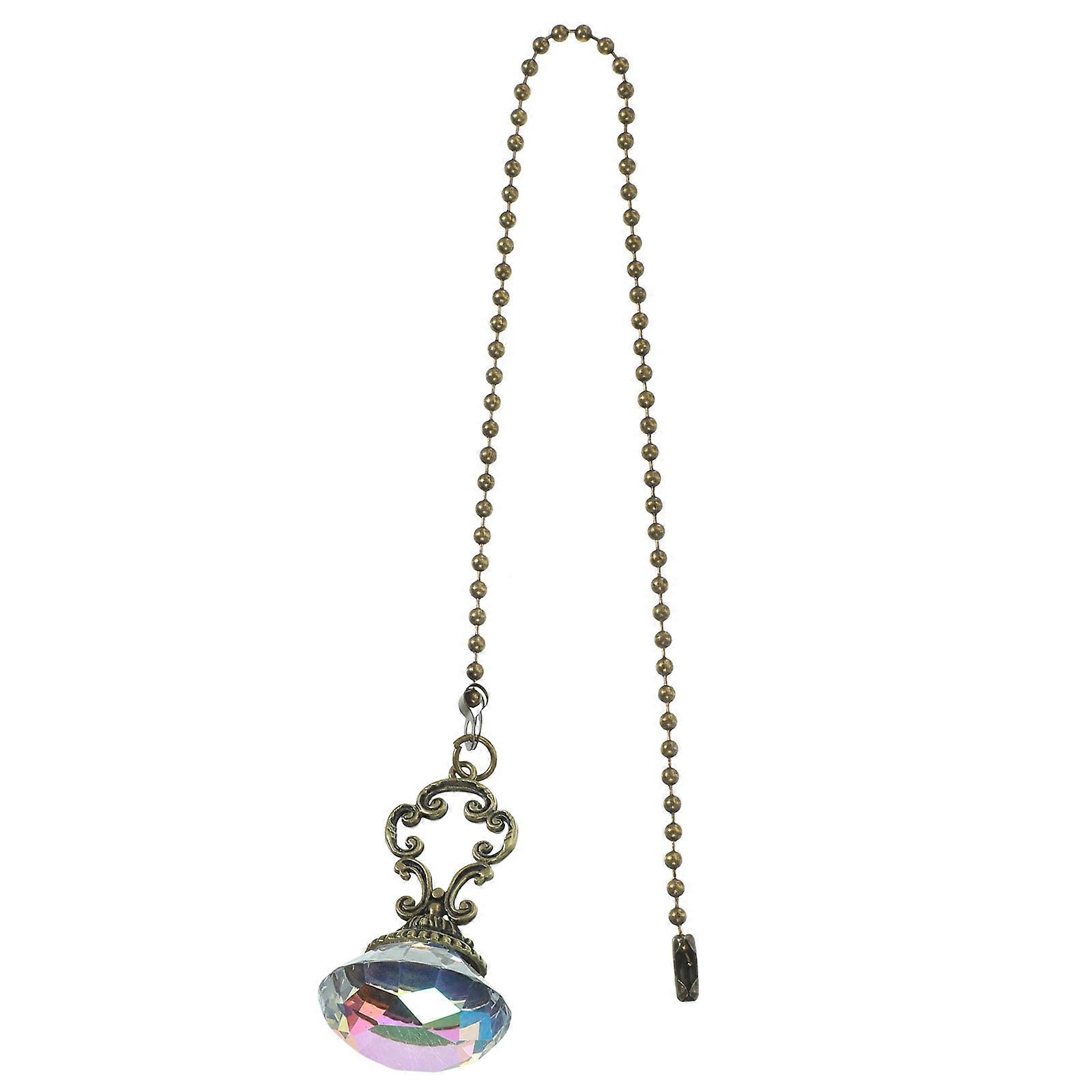 Pull Chain Extension for Ceiling Fan Lights 3Pcs Crystal Decor