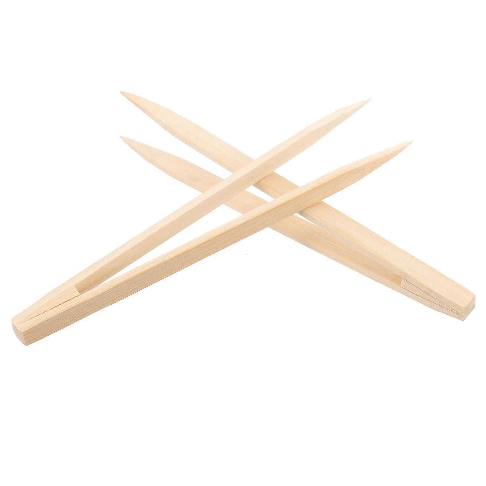 Reptile Feeding Tweezers Bamboo Tool for 10Pcs Turtles and Lizards