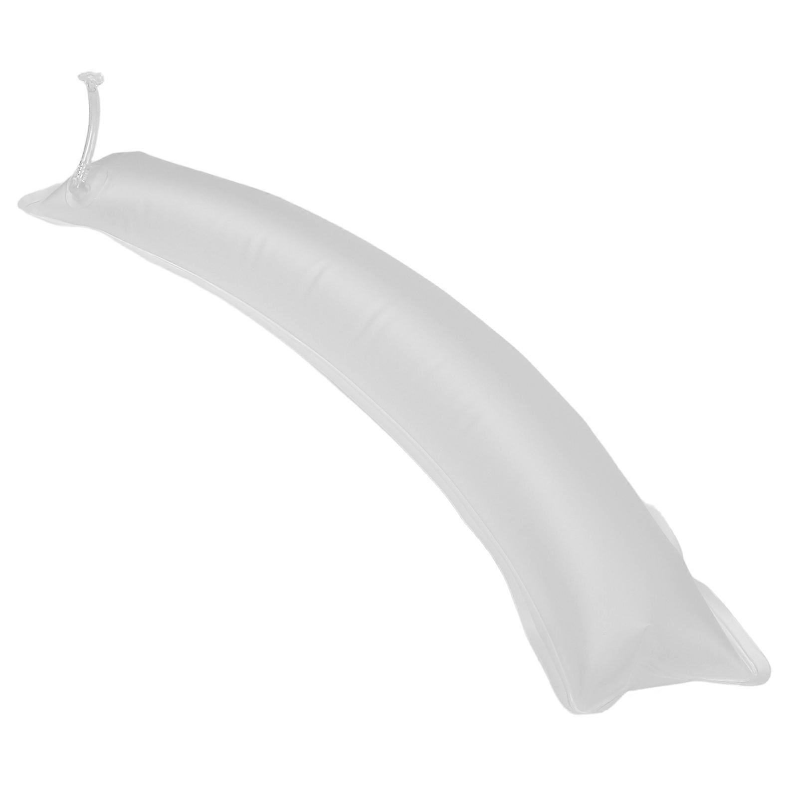 White PVC Inflatable Lumbar Pillow Inner for Travel Use 2Pcs