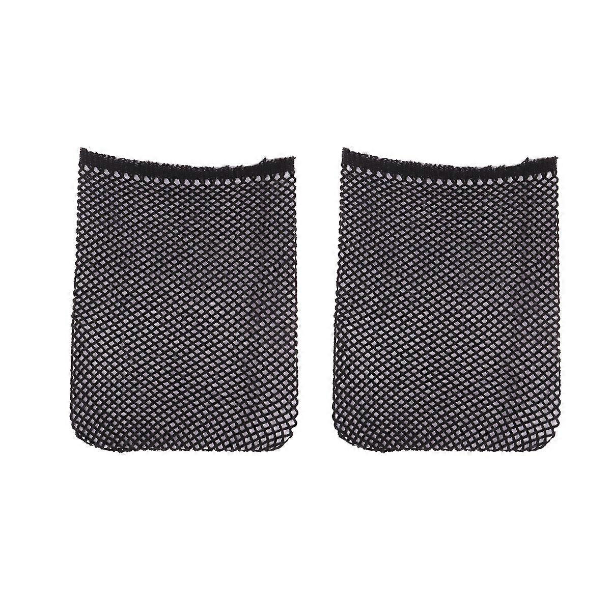 Wig Mesh Elastic Hair Net Breathable Wig Sheath 4Pcs Black